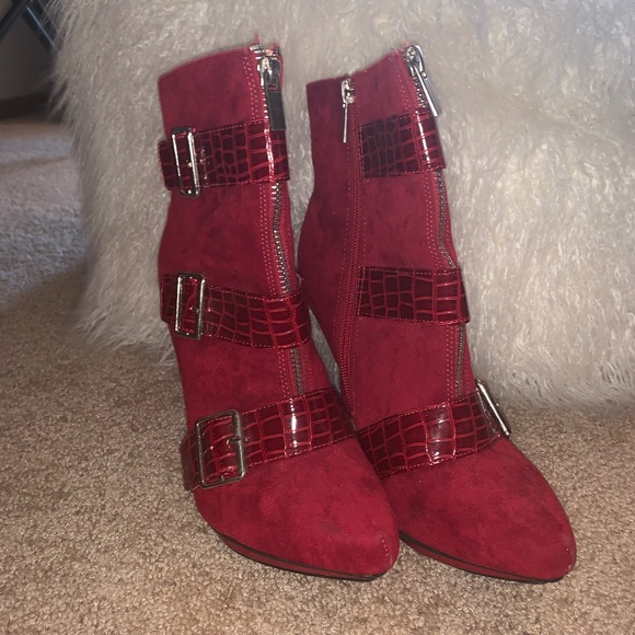 Red Booties - Picture 2 of 4
